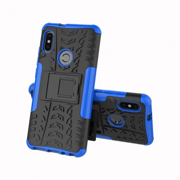 Чехол Hybrid Armor для Xiaomi Redmi Note 5 / 5 Pro (черный + голубой) Чехол Hybrid Armor для Xiaomi Redmi Note 5 / 5 Pro (черный + голубой)