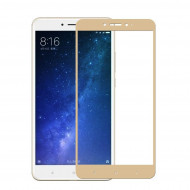 Защитное стекло 3D для Xiaomi Mi Max 2 (золотой) Защитное стекло 3D для Xiaomi Mi Max 2 (золотой)