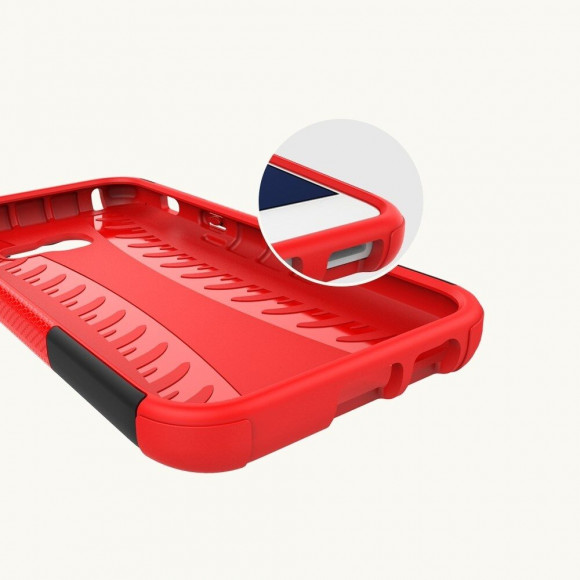 Чехол Hybrid Armor для Samsung Galaxy A3 (2017) SM-A320F (черный + красный) Чехол Hybrid Armor для Samsung Galaxy A3 (2017) SM-A320F (черный + красный)