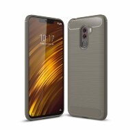 Чехол-накладка Carbon Fibre для Xiaomi Pocophone F1 / Poco F1 (серый) Чехол-накладка Carbon Fibre для Xiaomi Pocophone F1 / Poco F1 (серый)