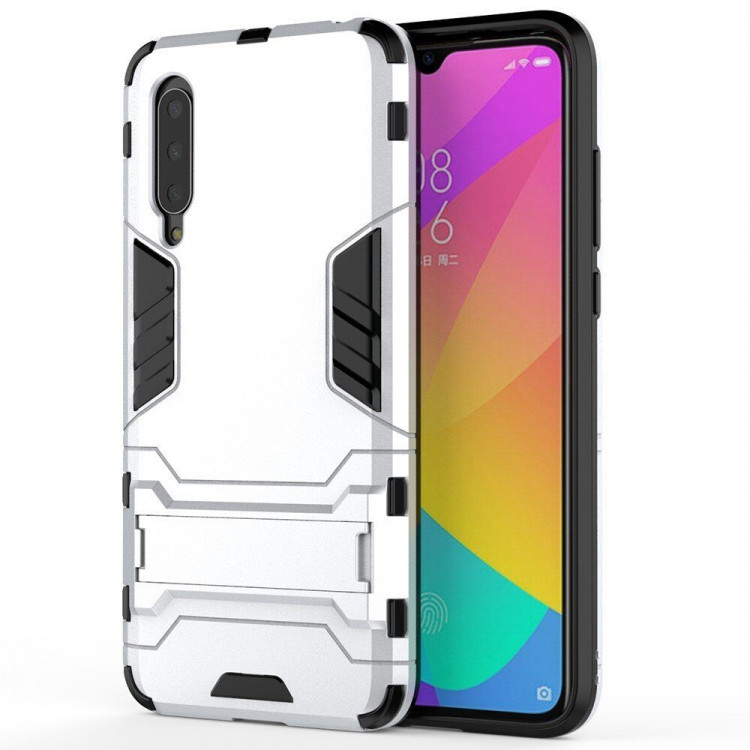 Чехол Duty Armor для Xiaomi Mi CC9 / Xiaomi Mi 9 Lite (серебряный)