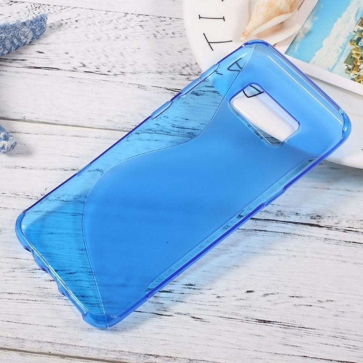 Нескользящий чехол для Samsung Galaxy S8 (голубой)