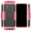 Чехол Hybrid Armor для Samsung Galaxy A51 (черный + розовый)