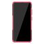 Чехол Hybrid Armor для Samsung Galaxy A51 (черный + розовый)