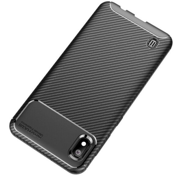Чехол-накладка Resistant Carbon для Samsung Galaxy A10 (коричневый)