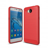Чехол-накладка Carbon Fibre для Huawei Y5 2017 / Y6 2017 (красный) Чехол-накладка Carbon Fibre для Huawei Y5 2017 / Y6 2017 (красный)