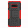 Чехол Hybrid Armor для Samsung Galaxy S10e (черный + красный)