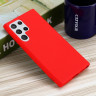 Силиконовый чехол Mobile Shell для Samsung Galaxy S22 Ultra (красный)