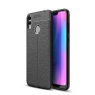 Чехол-накладка Litchi Grain для Huawei Honor 8C (черный) Чехол-накладка Litchi Grain для Huawei Honor 8C (черный)