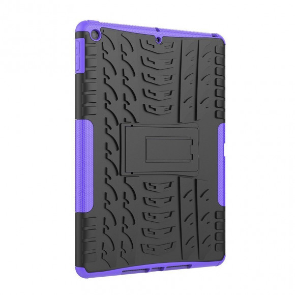 Чехол Hybrid Armor для Apple iPad 10.2 (черный + фиолетовый)