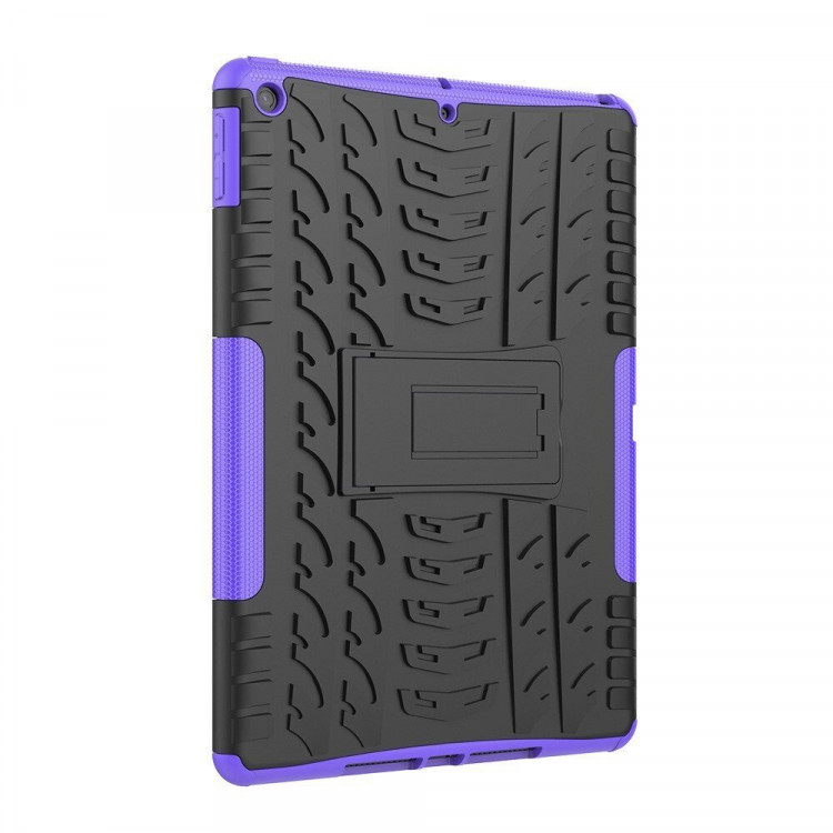 Чехол Hybrid Armor для Apple iPad 10.2 (черный + фиолетовый)