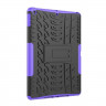 Чехол Hybrid Armor для Apple iPad 10.2 (черный + фиолетовый)