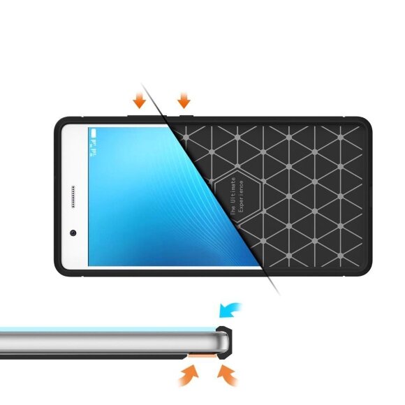 Чехол-накладка Carbon Fibre для Huawei P9 Lite (сине-зеленый) Чехол-накладка Carbon Fibre для Huawei P9 Lite (сине-зеленый)