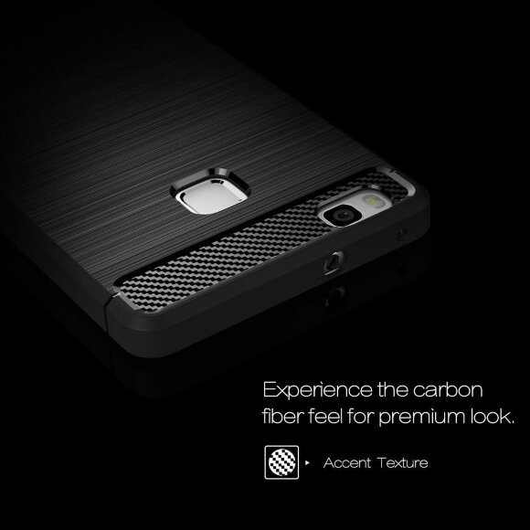Чехол-накладка Carbon Fibre для Huawei P9 Lite (сине-зеленый) Чехол-накладка Carbon Fibre для Huawei P9 Lite (сине-зеленый)