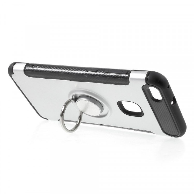 Чехол Hybrid Kickstand для Huawei P10 Lite (серебряный)