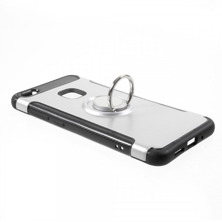 Чехол Hybrid Kickstand для Huawei P10 Lite (серебряный)