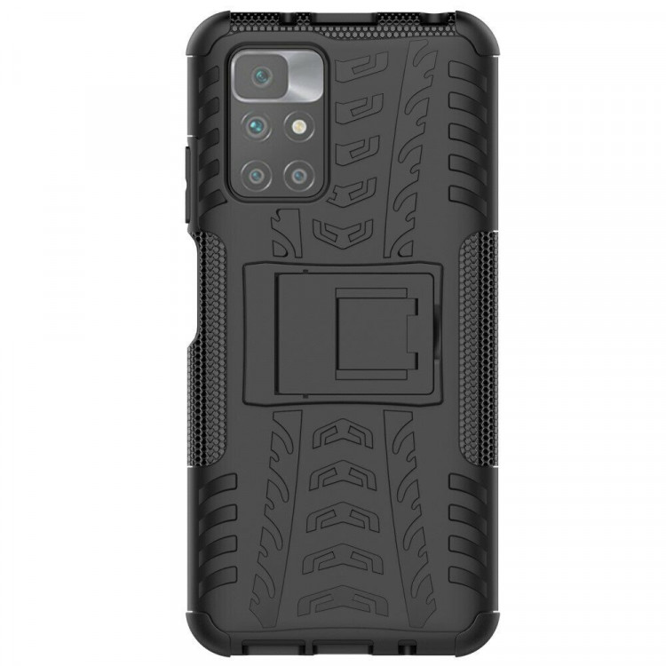 Чехол Hybrid Armor для Xiaomi Redmi 10 / Redmi 10 2022 (черный)