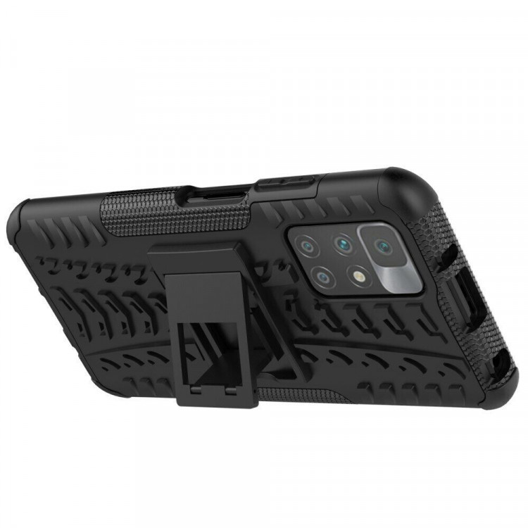 Чехол Hybrid Armor для Xiaomi Redmi 10 / Redmi 10 2022 (черный)