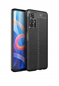 Чехол-накладка Litchi Grain для Xiaomi Poco M4 Pro 5G (черный) Чехол-накладка Litchi Grain для Xiaomi Poco M4 Pro 5G (черный)