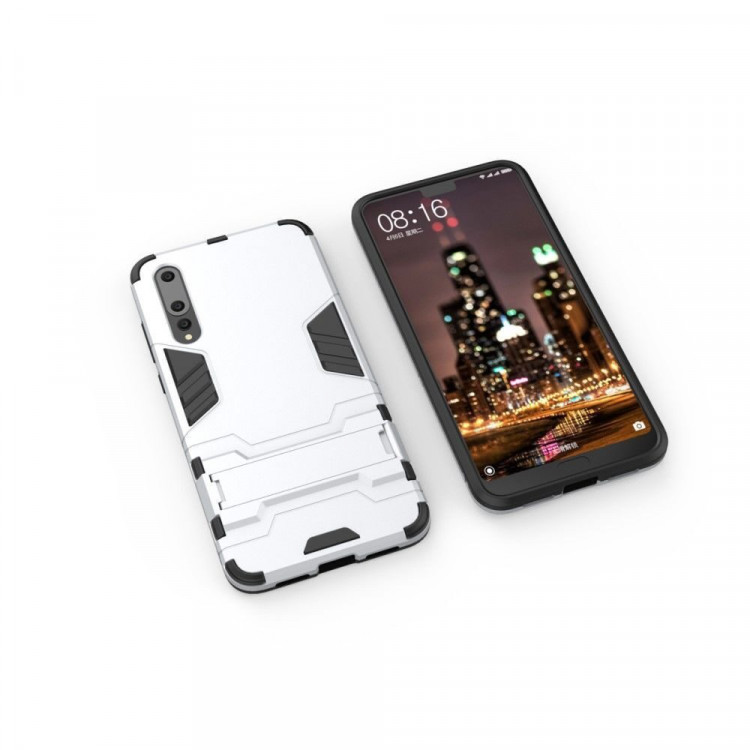 Чехол Duty Armor для Huawei P20 Pro / P20 Plus (серебряный)