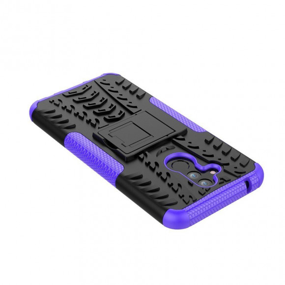 Чехол Hybrid Armor для Huawei Mate 20 Lite (черный + фиолетовый) Чехол Hybrid Armor для Huawei Mate 20 Lite (черный + фиолетовый)