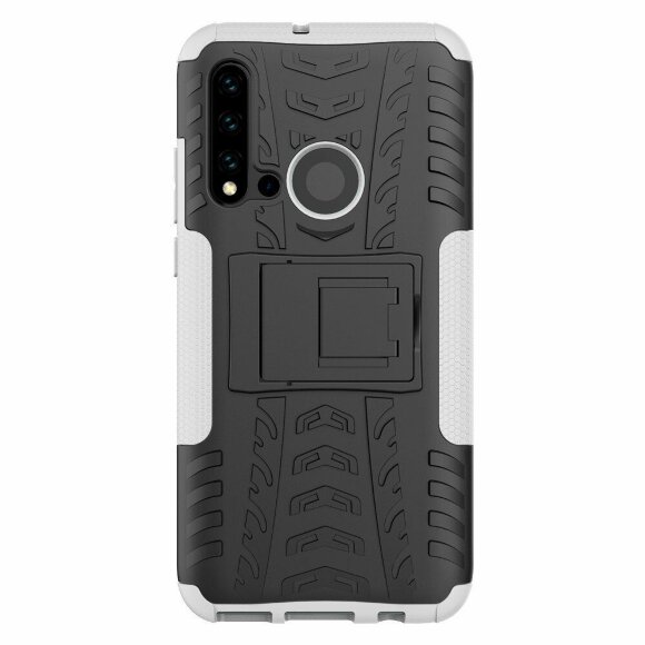 Чехол Hybrid Armor для Huawei P20 lite (2019) / nova 5i (черный + белый) Чехол Hybrid Armor для Huawei P20 lite (2019) / nova 5i (черный + белый)
