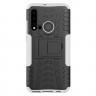 Чехол Hybrid Armor для Huawei P20 lite (2019) / nova 5i (черный + белый)