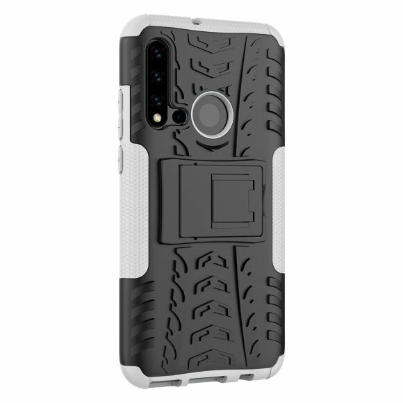 Чехол Hybrid Armor для Huawei P20 lite (2019) / nova 5i (черный + белый) Чехол Hybrid Armor для Huawei P20 lite (2019) / nova 5i (черный + белый)