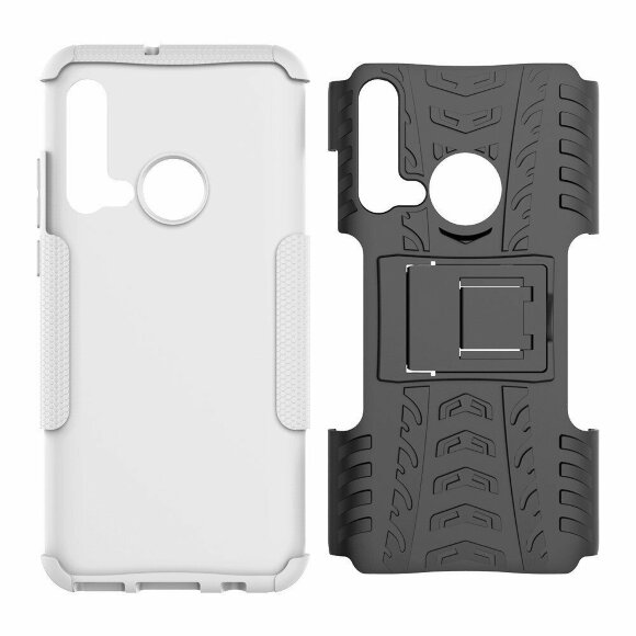 Чехол Hybrid Armor для Huawei P20 lite (2019) / nova 5i (черный + белый) Чехол Hybrid Armor для Huawei P20 lite (2019) / nova 5i (черный + белый)