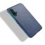 Кожаная накладка-чехол для Huawei Nova 5 / Nova 5 Pro (синий)