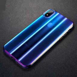 Чехол Baseus Aurora Series для iPhone XR (синий)
