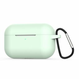 Силиконовый чехол для наушников Apple AirPods Pro (светло-зеленый)
