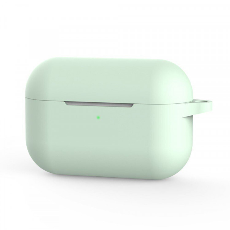 Силиконовый чехол для наушников Apple AirPods Pro (светло-зеленый)