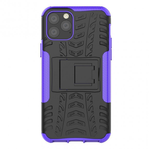 Чехол Hybrid Armor для iPhone 11 Pro (черный + фиолетовый) Чехол Hybrid Armor для iPhone 11 Pro (черный + фиолетовый)