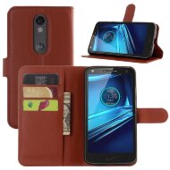 Чехол с визитницей для Motorola Moto X Force (коричневый) Чехол с визитницей для Motorola Moto X Force (коричневый)