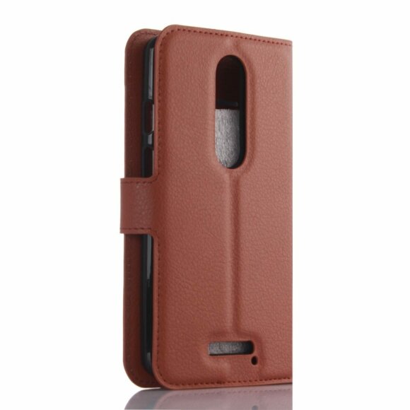 Чехол с визитницей для Motorola Moto X Force (коричневый)