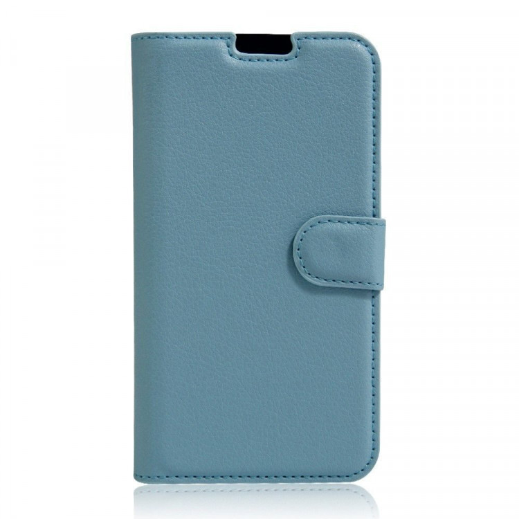 Чехол с визитницей для LG X Screen (голубой)