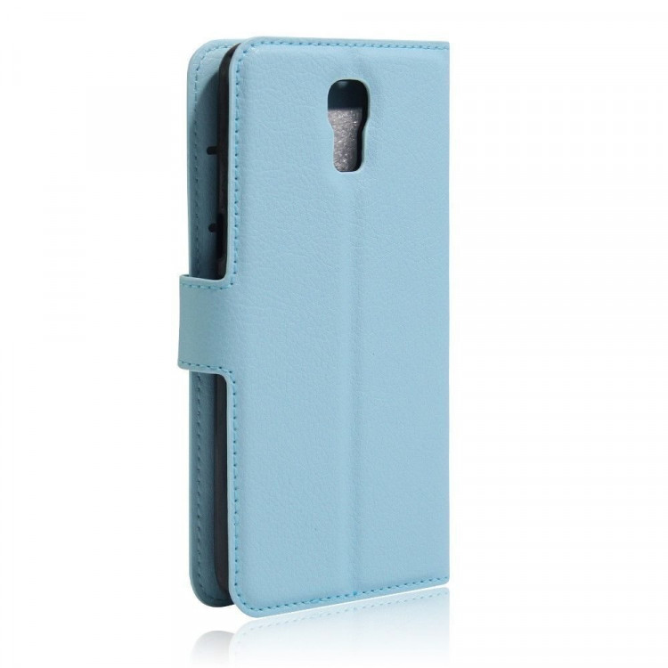 Чехол с визитницей для LG X Screen (голубой)