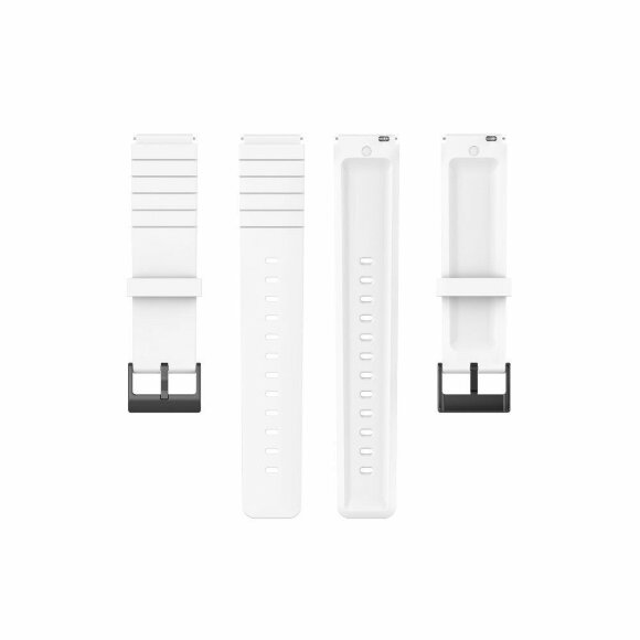 Силиконовый ремешок для часов 18мм (белый)