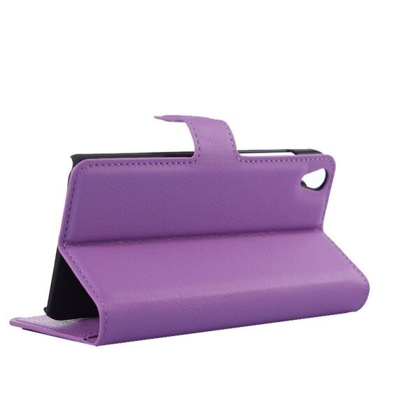 Чехол с визитницей для Lenovo S850 (фиолетовый) Чехол с визитницей для Lenovo S850 (фиолетовый)