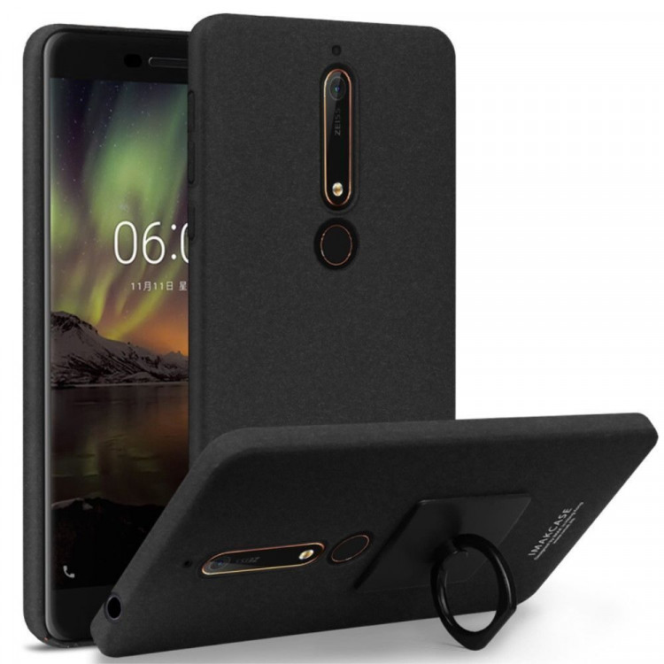 Чехол iMak Finger для Nokia 6 (2018) / Nokia 6.1 (черный)