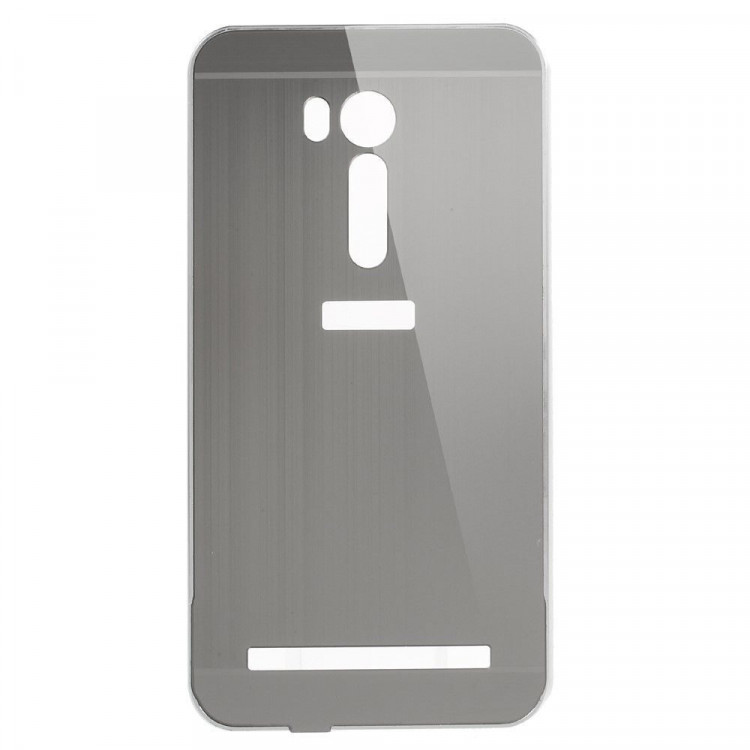 Алюминиевый бампер-чехол для ASUS ZenFone Go ZB551KL (серебряный)