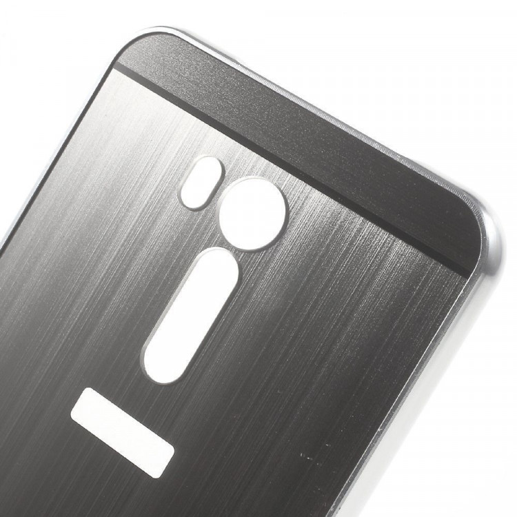 Алюминиевый бампер-чехол для ASUS ZenFone Go ZB551KL (серебряный)