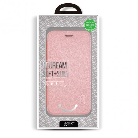 Чехол LENUO для ASUS Zenfone 3 ZE552KL (розовый) Чехол LENUO для ASUS Zenfone 3 ZE552KL (розовый)