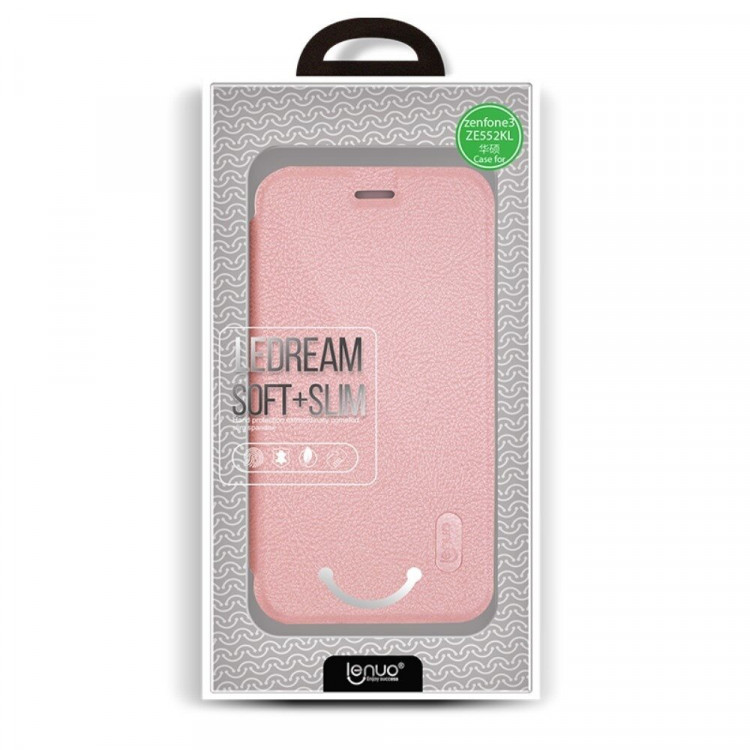 Чехол LENUO для ASUS Zenfone 3 ZE552KL (розовый)