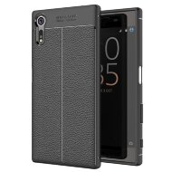 Чехол-накладка Litchi Grain для Sony Xperia XZ / XZs (черный)