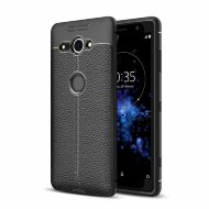Чехол-накладка Litchi Grain для Sony Xperia XZ2 Compact (черный)