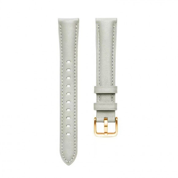 Кожаный ремешок для Huawei Band 7 (белый)