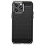 Чехол-накладка Carbon Fibre для iPhone 14 Pro Max (черный)