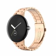 Стальной браслет для Google Pixel Watch (розовое золото) Стальной браслет для Google Pixel Watch (розовое золото)